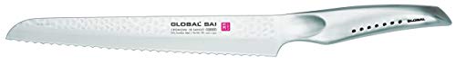 Global SAI-05, SAI Bread Knife, 9', Stainless Steel