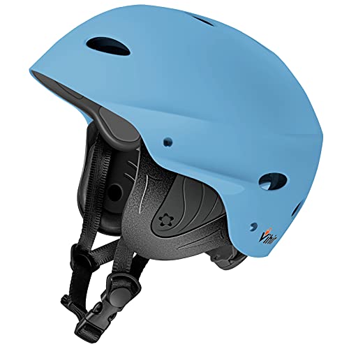Vihir Adult Water Sports Helmet with Ears - Helmet Men Women for Skateboard Boating Surfing Kayaking Canoeing Sailing